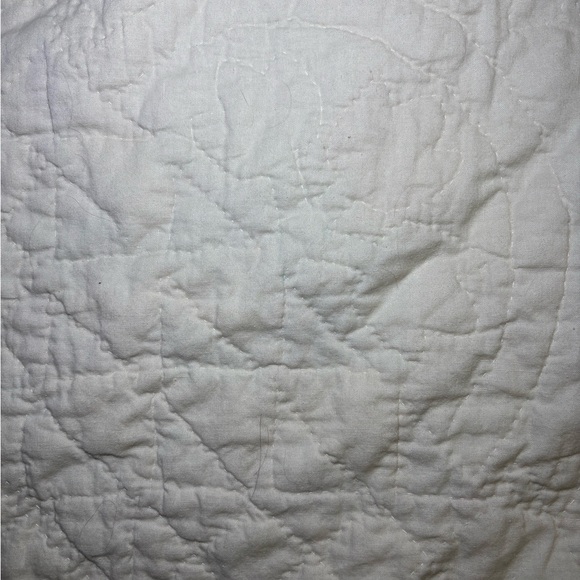 Vintage Patchwork Quilt Flower Basket With Shams 78x79 Appliqué Quilted - Picture 13 of 16